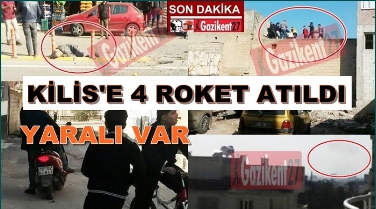 Kilis'e 4 roket daha atıldı, 1 yaralı var