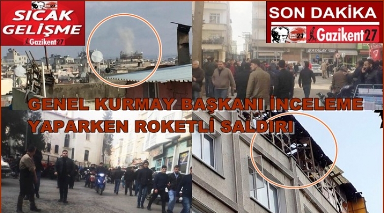 Kilis'te Valilik binası yakınına roket atıldı
