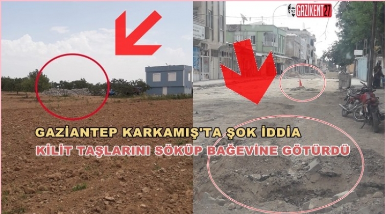 Kilit taşlarını s&ouml;k&uuml;p bağ evine g&ouml;t&uuml;rd&uuml; iddiası