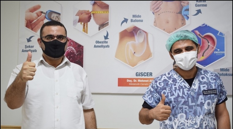 Kiloları ile birlikte diyabetten de kurtuldu