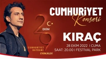 Kıraç, Gaziantep'te ‘Cumhuriyet Konseri’ verecek
