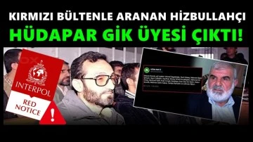 Kırmızı b&uuml;ltenle aranan Hizbullah&ccedil;ı, H&Uuml;DAPAR GİK &Uuml;yesi &ccedil;ıktı