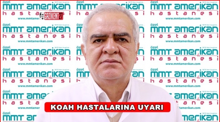 KOAH hastalarına sıcak uyarısı