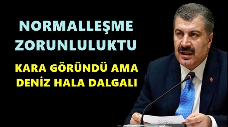 Koca: Sokağa &ccedil;ıkma yasağı g&uuml;ndemimizde yok