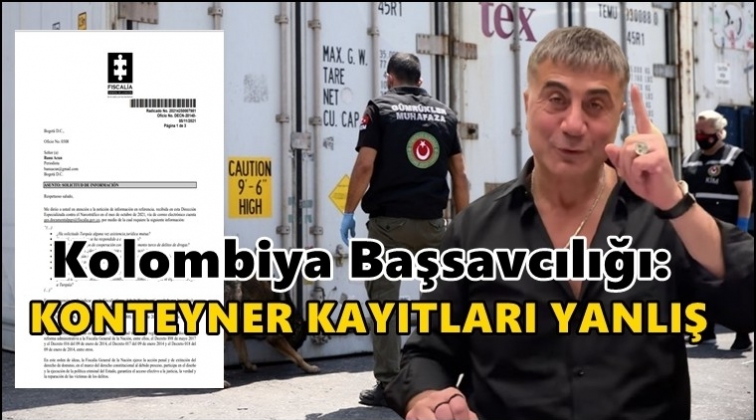 Kolombiya Başsavcılığı Sedat Peker'i doğruladı!