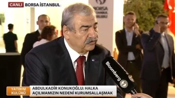 Konukoğlu: Profesyonelleşip kurumsallaşmak şart...