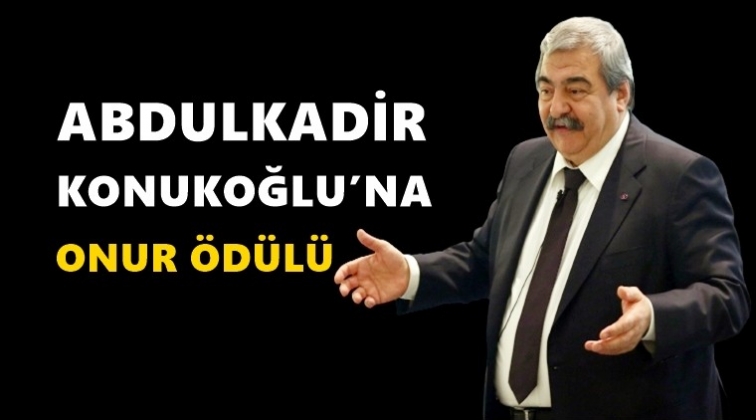 Konukoğlu&rsquo;na &Ccedil;GC Onur &Ouml;d&uuml;l&uuml;...