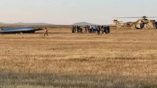 Konya'da İHA düştü: Çok sayıda ekip sevk edildi