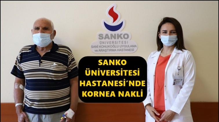 Kornea nakliyle yeniden g&ouml;rmeye başladı