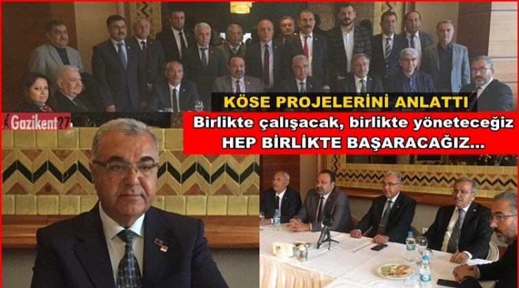 K&ouml;se: Hep birlikte başarırız&hellip;
