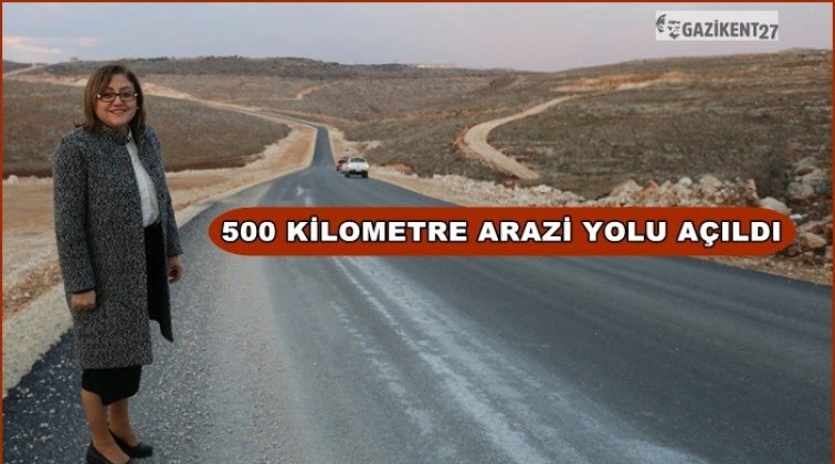 K&ouml;ylerde 500 kilometre yeni arazi yolu a&ccedil;ıldı