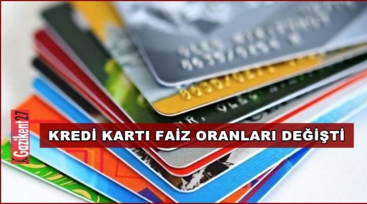 Kredi kartında yeni oranlar belli oldu