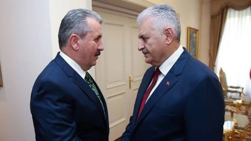 Küçük ortak Mustafa Destici'den Binali Yıldırım'a sert sözler