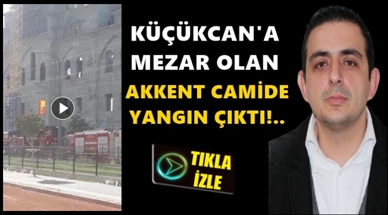 K&uuml;&ccedil;&uuml;kcan'a mezar olan camide yangın &ccedil;ıktı!