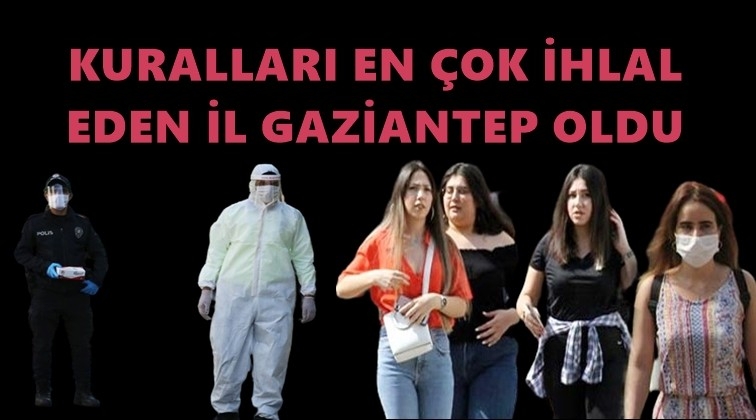Kuralı en &ccedil;ok ihlal eden il Gaziantep oldu