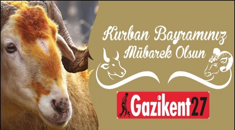 Kurban Bayramı'nız kutlu olsun...