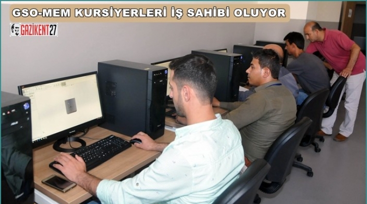 Kursiyerler firmalarda iş başı yapmaya başladı