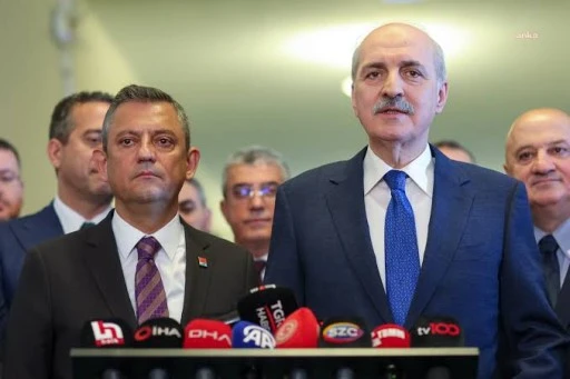 TBMM Başkanı Numan Kurtulmuş'tan Özgür Özel'e ziyaret