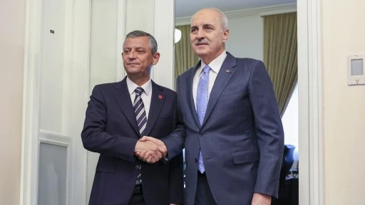 TBMM Başkanı Numan Kurtulmuş'tan Özgür Özel'e ziyaret