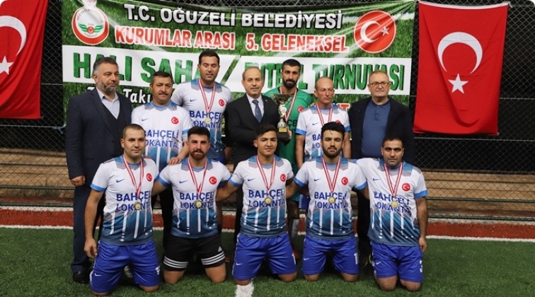 Kurumlar arası futbol turnuvası sona erdi