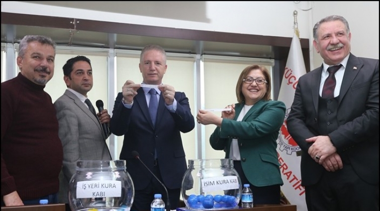 K&uuml;sget'te 85 iş yeri kurası &ccedil;ekildi