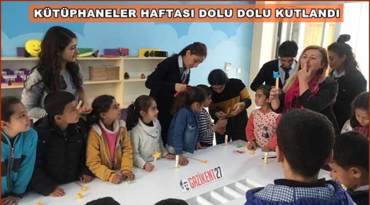 K&uuml;t&uuml;phane Haftası dolu dolu kutlandı