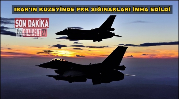 Kuzey Irak'ta PKK mevzileri imha edildi