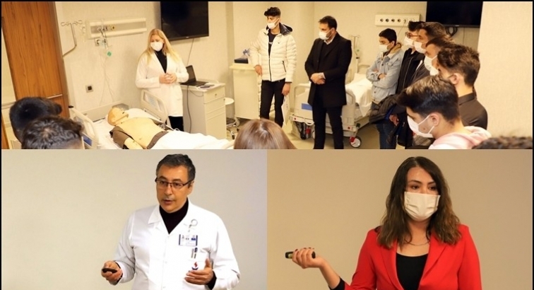 Lise &ouml;ğrencileri Sanko &Uuml;niversitesi'nde...