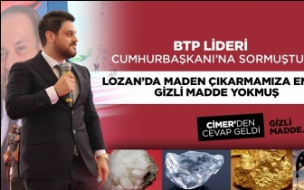 Lozan'da gizli bir madde yokmuş!