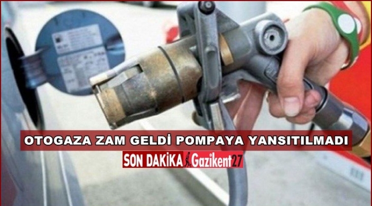 LPG’ye zam pompaya yansıtılmadı