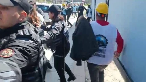 Maden iş&ccedil;ilerinin Ankara y&uuml;r&uuml;y&uuml;ş&uuml;ne polis m&uuml;dahalesi