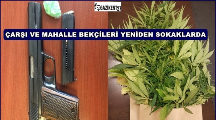 Mahalle bekçileri hızlı başladı...