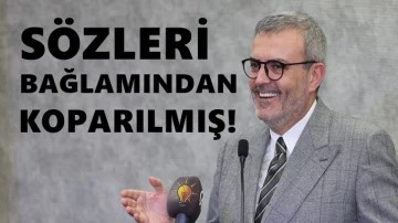 Mahir &Uuml;nal'ın s&ouml;zleri bağlamından koparılmış!