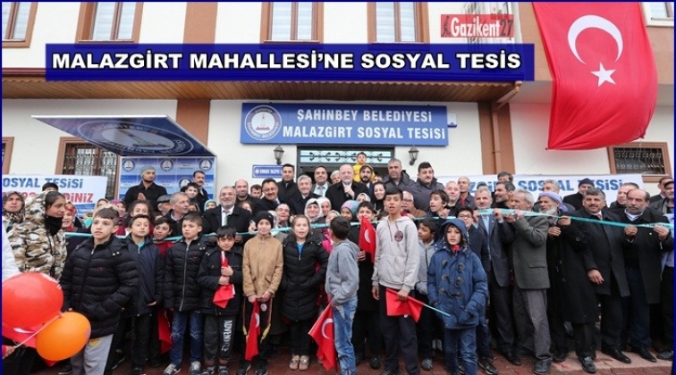 Malazgirt Sosyal Tesisi hizmete a&ccedil;ıldı