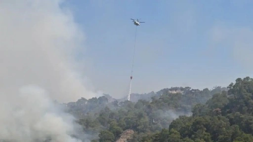 Manisa Saruhanlı’da orman yangını: 3 mahalle tahliye edildi