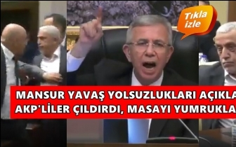 Mansur Yavaş a&ccedil;ıkladı, AKP'liler &ccedil;ıldırdı...