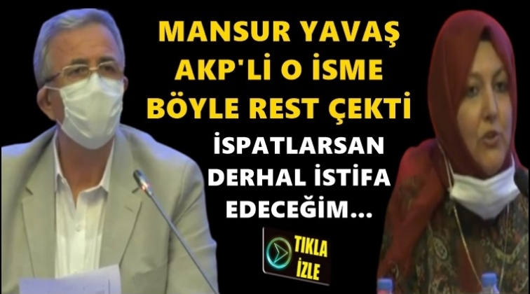 Mansur Yavaş AKP'li o isme resti &ccedil;ekti!
