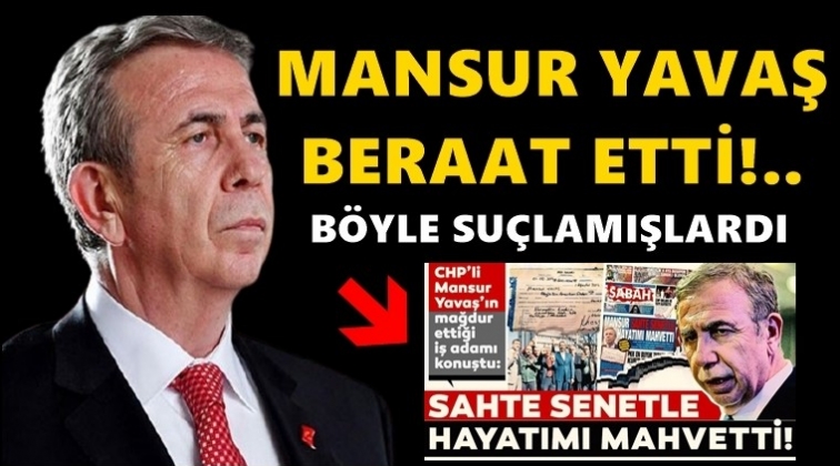 Mansur Yavaş beraat etti!..