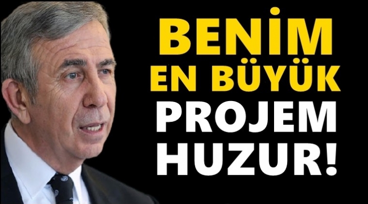 Mansur Yavaş, 'en &ccedil;ılgın projesini' a&ccedil;ıkladı...