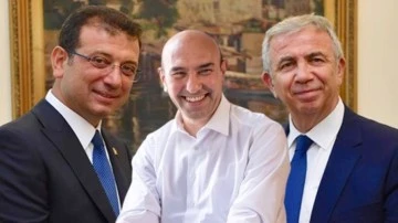 Mansur Yavaş ve Tun&ccedil; Soyer'den İmamoğlu'na destek