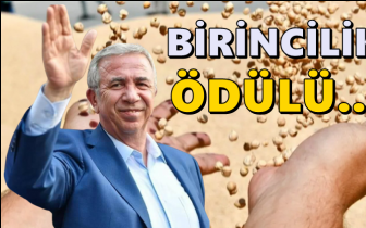 Mansur Yavaş&rsquo;ın projesine birincilik &ouml;d&uuml;l&uuml;...