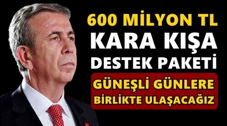 Mansur Yavaş'tan Ankaralılara 'kış' m&uuml;jdesi!