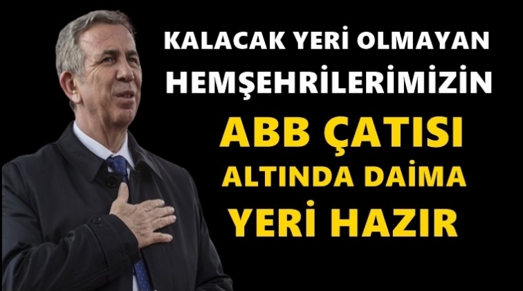 Mansur Yavaş'tan &ouml;nemli &ccedil;ağrı!