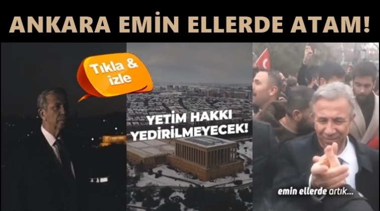 Mansur Yavaş'tan sosyal medyaya sallayan video...