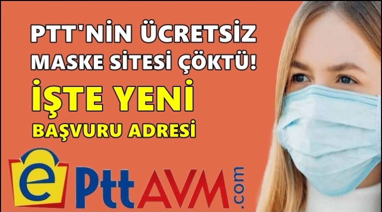 Maske sitesi &ccedil;&ouml;kt&uuml;! Başvuru adresi değişti