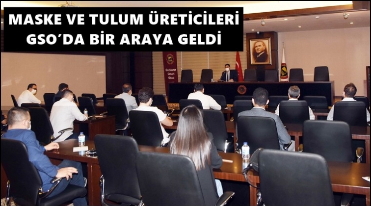 Maske ve tulum &uuml;reticileri GSO'da buluştu