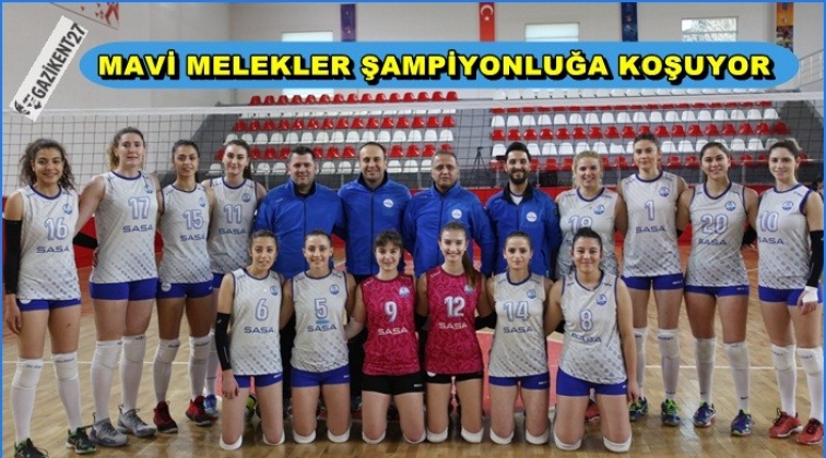 Mavi melekler şampiyonluk yolunda hızla ilerliyor