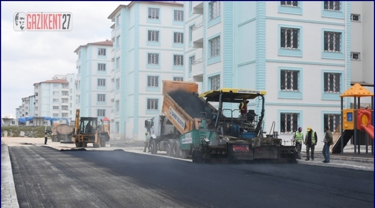 Mavikent 5. Etap asfaltlama &ccedil;alışmalarına başlandı