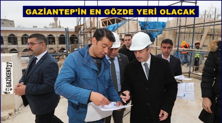 Mecidiye Han&rsquo;da restorasyon &ccedil;alışmaları s&uuml;r&uuml;yor