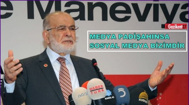 Medya padişahınsa sosyal medya bizimdir